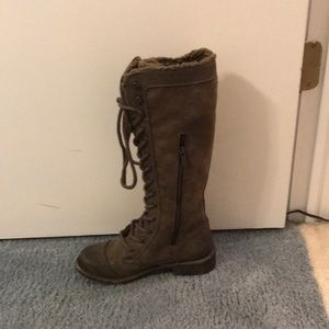 Tall Lace Up Roxy Boots